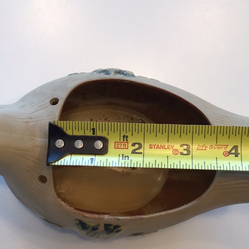 Vintage Dove Planter Hanging Spirtual Boho Pottery 1970s Matte Glaze Clay - Picture 8 of 10